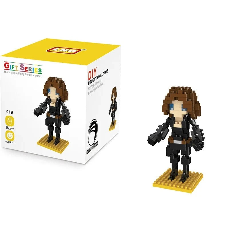 Figurine de Construction Avengers - Black Widow 9 cm