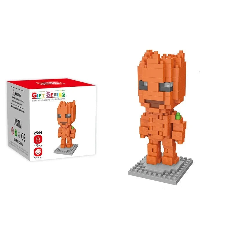 Figurine de Construction Avengers - Groot 9 cm