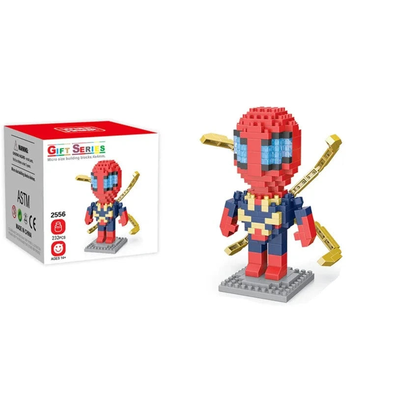 Figurine de Construction Avengers - Spider-Man #2 9 cm