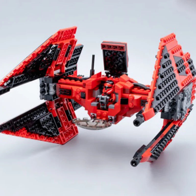 Figurine de Construction - TIE Interceptor Rouge 4