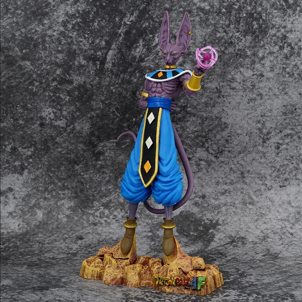 Figurine Beerus Dieu de la Destruction détails 2