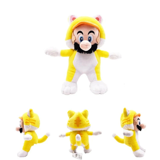 Figurine Peluche Super Mario - Mario Cat 21 cm