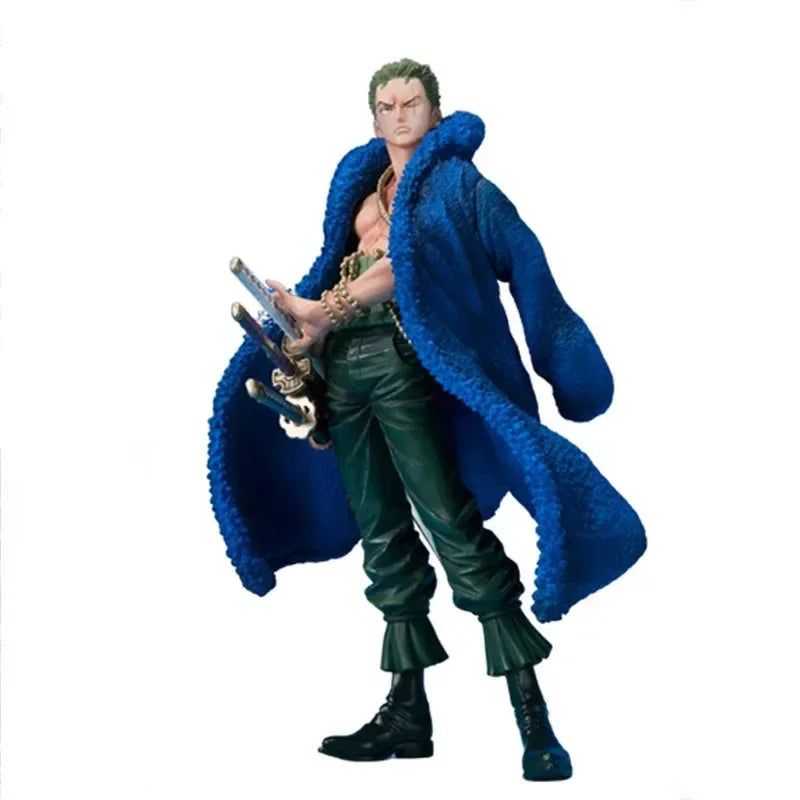 Figurine One Piece - Roronoa Zoro Bleu 16 cm