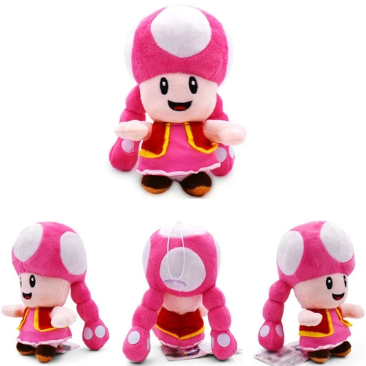 Figurine Peluche Super Mario - Toadette 17 cm