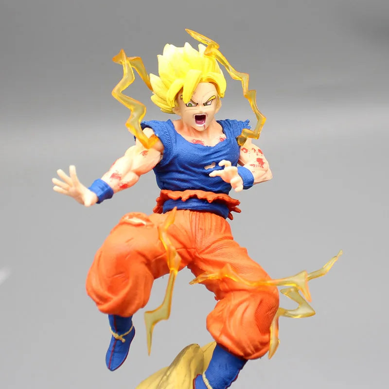 Figurine Dragon Ball Z - Son Goku vs Buu 22 cm 4