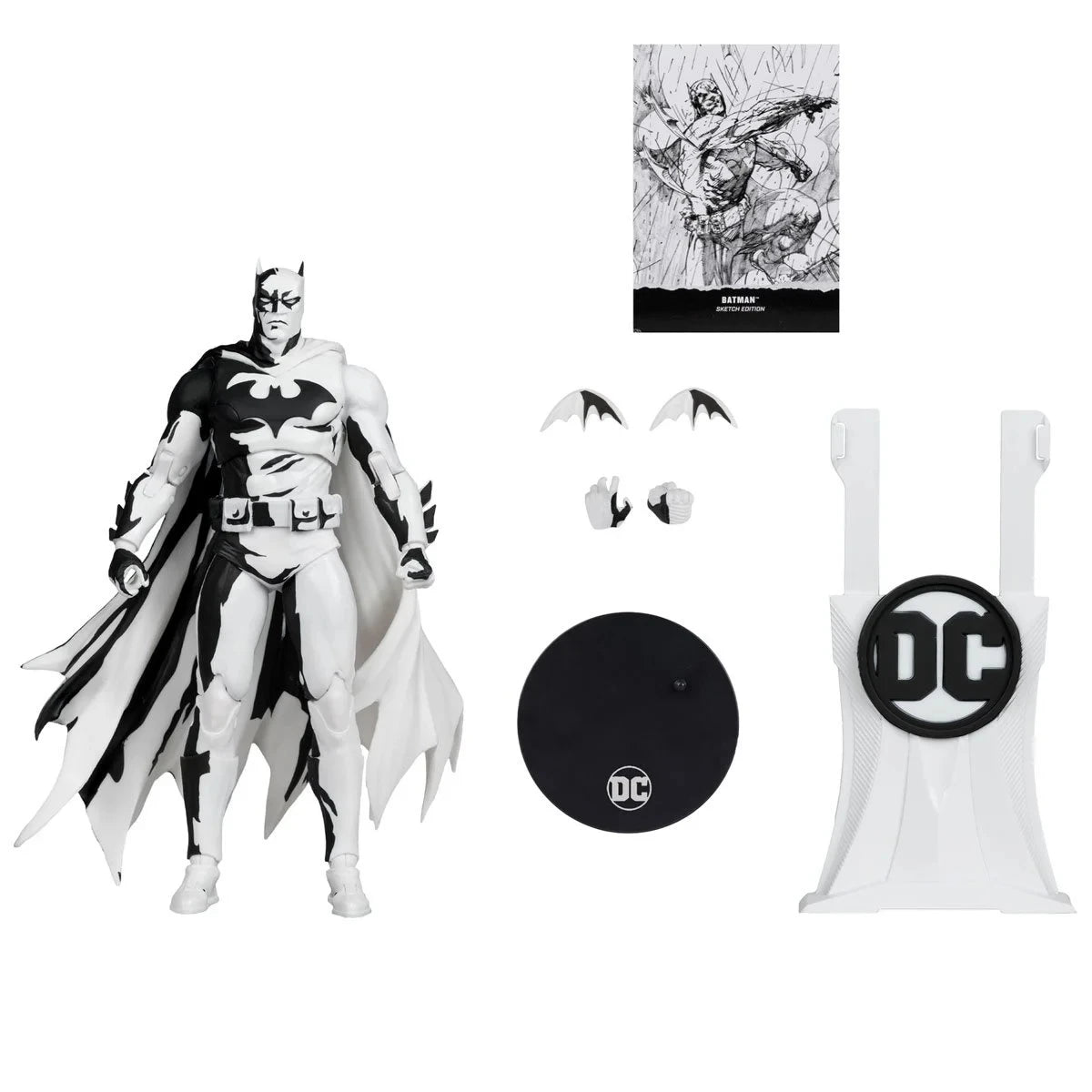 Figurine Batman Sketch Edition Noir & Blanc 18 cm 4