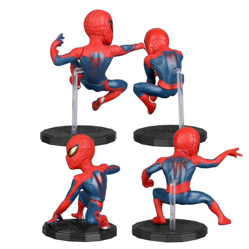 Figurine Disney Movie Superhero Spider 4pcs/Set 6-8cm 4