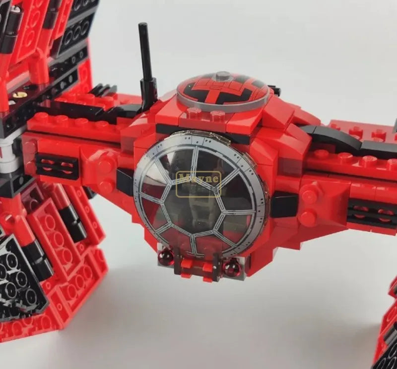 Figurine de Construction - TIE Interceptor Rouge 6