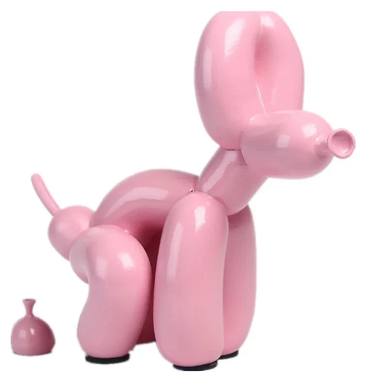 Figurine Balloon Doggy Poo Rose 22 cm