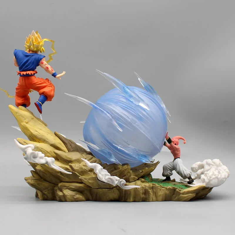 Figurine Dragon Ball Z - Son Goku vs Buu 22 cm 3