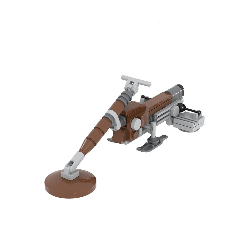 Figurine Star Wars - Flying Mortorcycle Marron