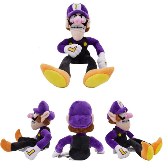 Figurine Peluche Super Mario - Waluigi 32 cm