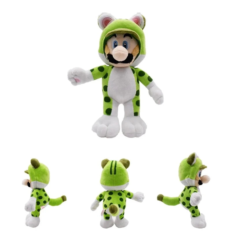 Figurine Peluche Super Mario - Luigi Cat 21 cm