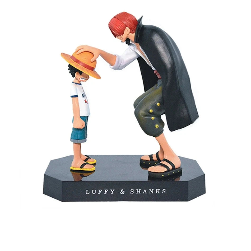 Figurine Once Piece - Luffy & Shanks 18 cm