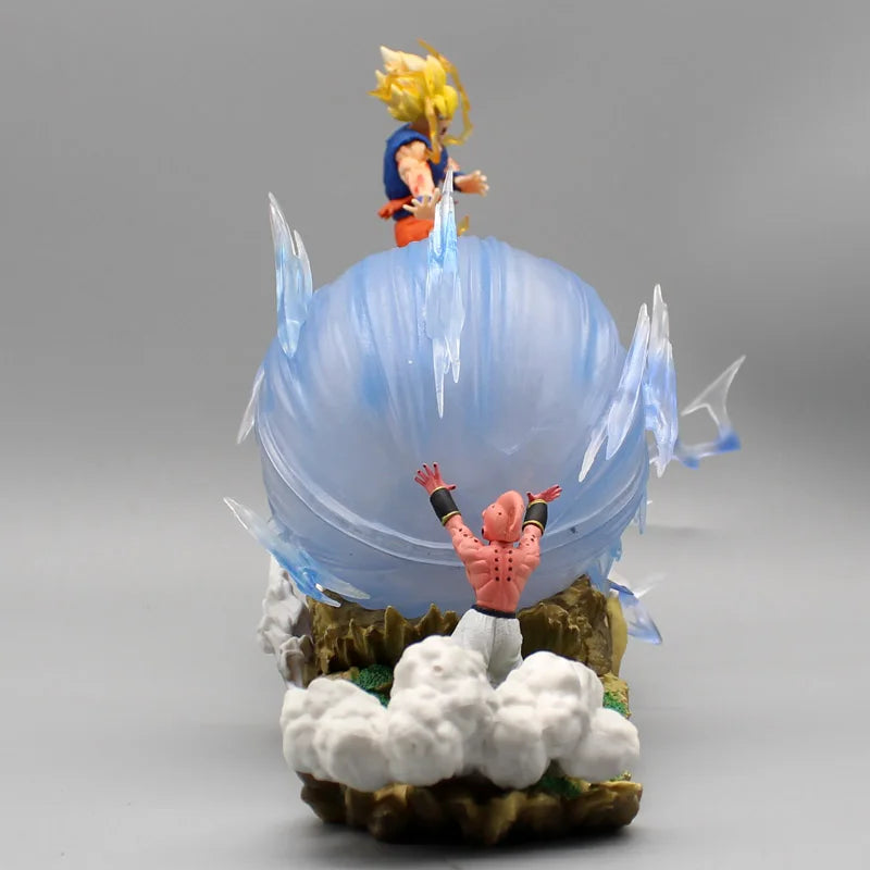 Figurine Dragon Ball Z - Son Goku vs Buu 22 cm 2