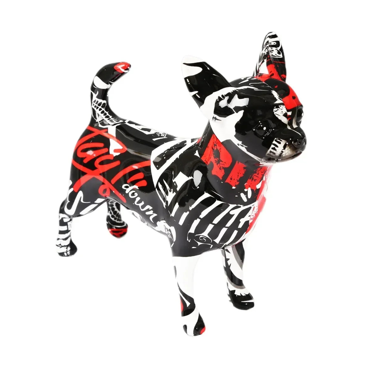 Figurine Graffiti Chihuahua #C 20 cm