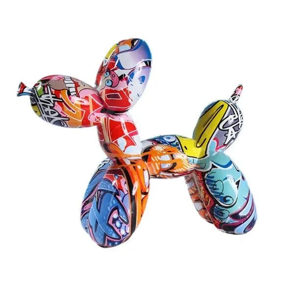 Figurine Chien Yce ballon graffiti