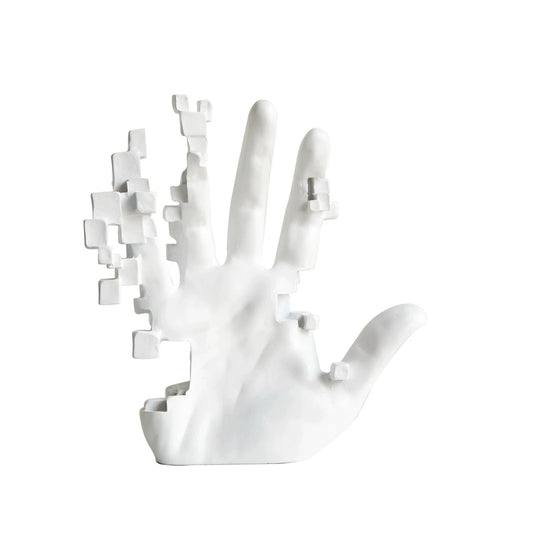 Figurine Main Artistique Blanche