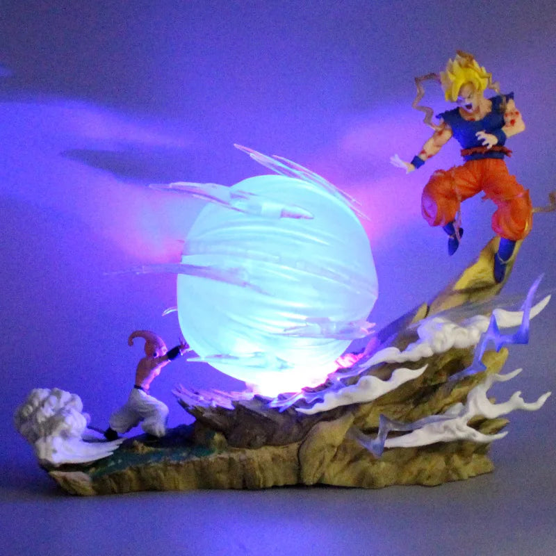 Figurine Dragon Ball Z - Son Goku vs Buu 22 cm 6