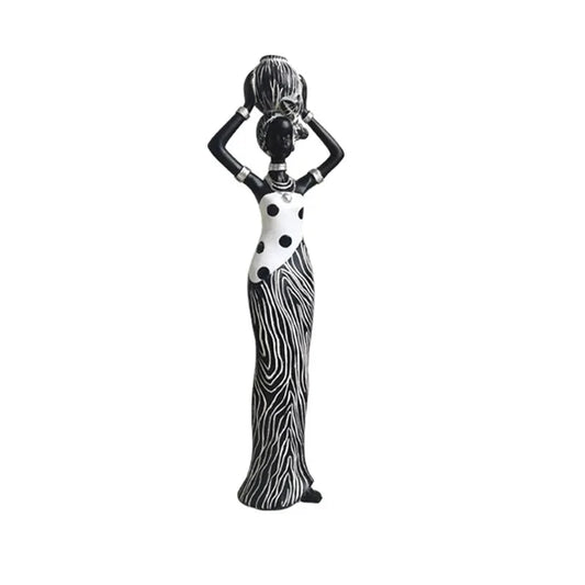 Figurine Femme Africaine - Debout 34 cm