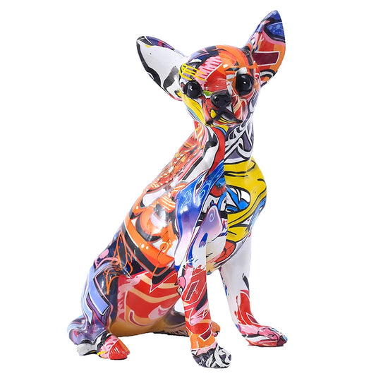 Figurine Graffiti Chihuahua 24 cm