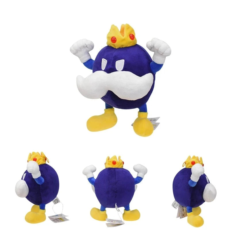 Figurine Peluche Super Mario - King Bob-omb 21 cm