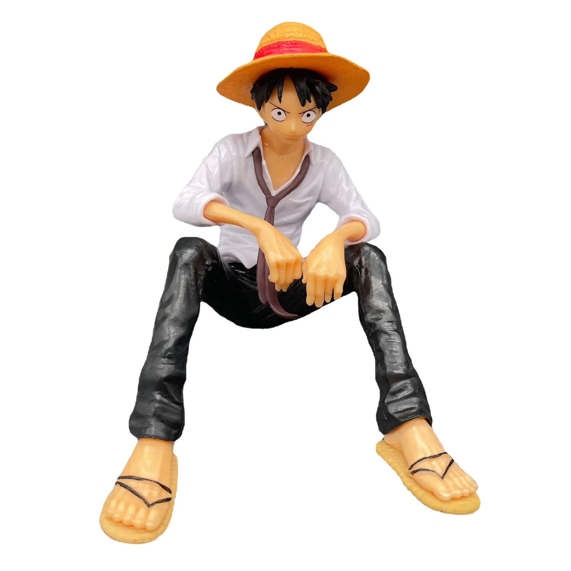 Figurine One Piece - Luffy Tenue Blanche 12 cm