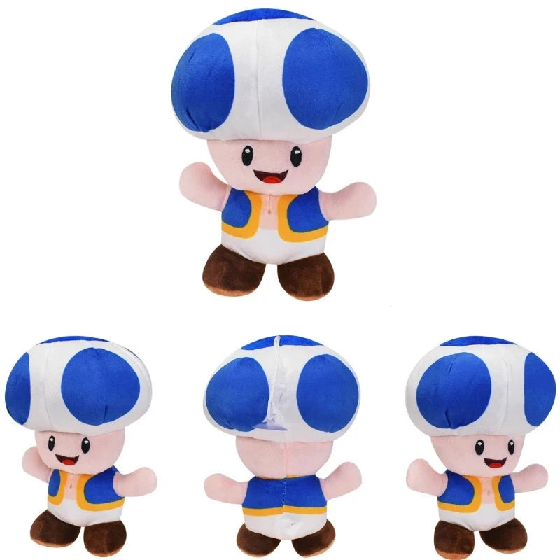 Figurine Peluche Super Mario - Toad Bleu #2 21 cm