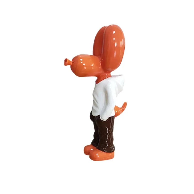 Figurine Balloon Dog Orange 18 cm