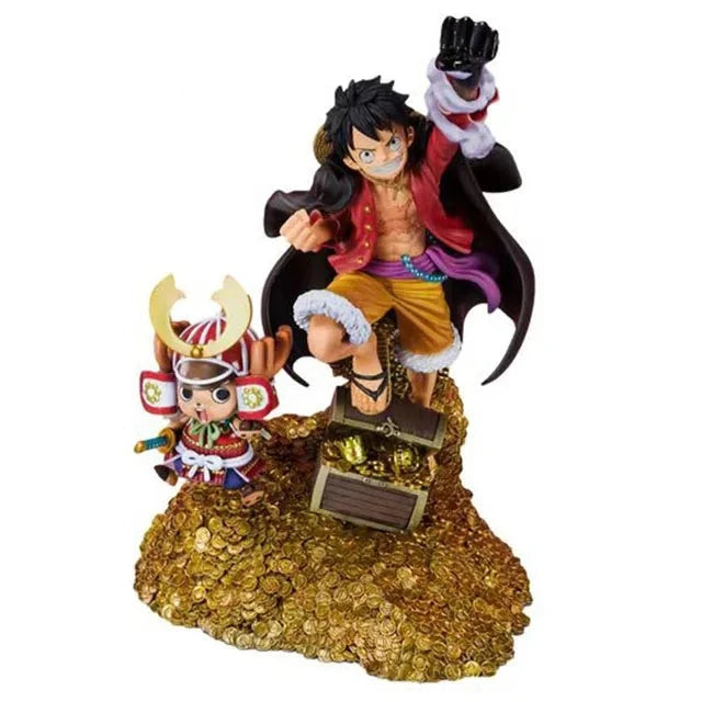 Figurine One Piece - Collector Luffy & Chopper 21 cm